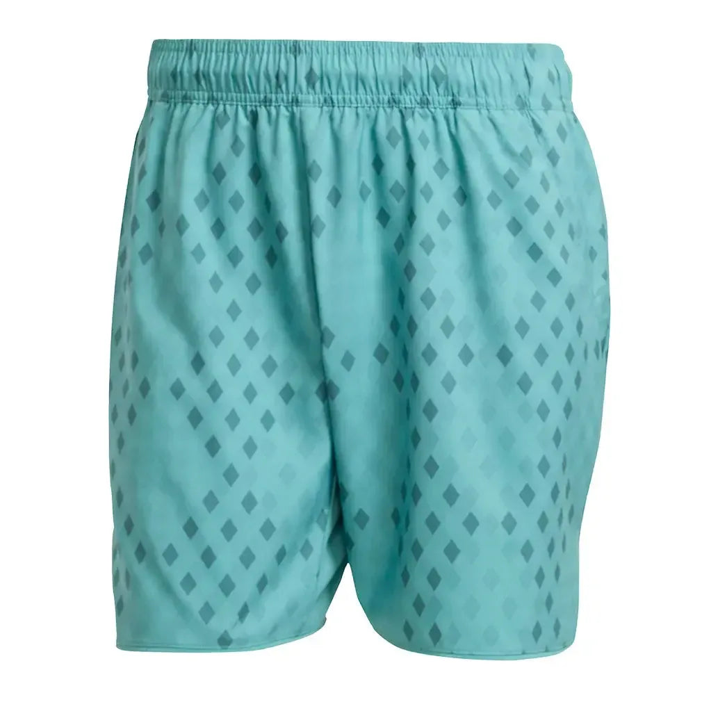 Men's Club Graphic 7 Inch Tennis Short Powder and Preloved Teal-Apparel-Adidas-JM1201_1_83b6fed8-ee46-4c89-833d-b64af3460bac-Tennis Express