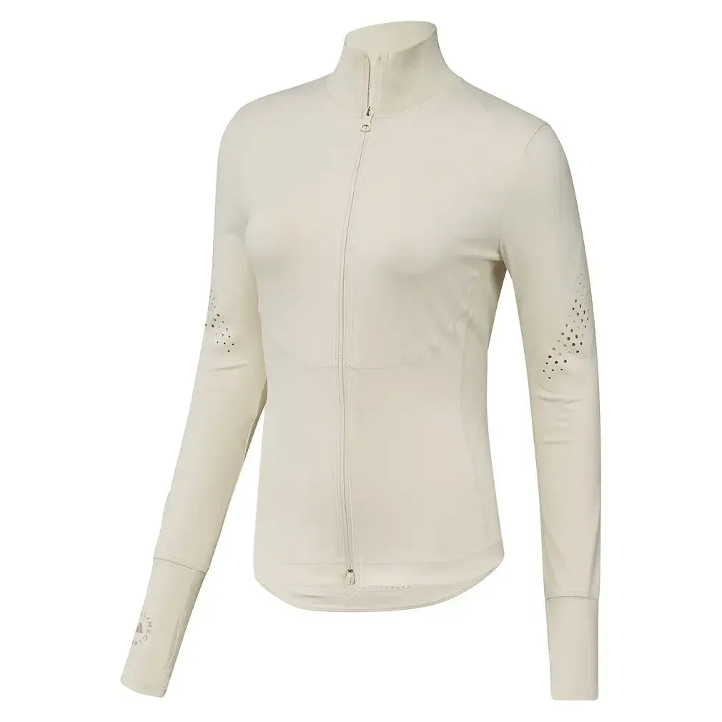 Women's Stella McCartney TruePurpose Training Midlayer Top Almond Milk-Apparel-Adidas-JM1397_1-Tennis Express