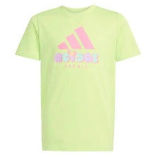Juniors' Graphic Tennis Tee Pulse Lime-Apparel-Adidas-JM8968_1-Tennis Express