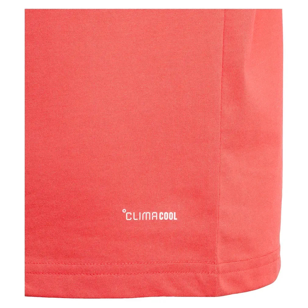 Juniors' Graphic Tennis Tee Semi Lucid Red
