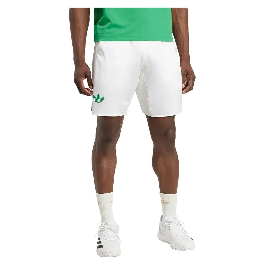 Men's Pro Ergo 9 Inch Tennis Shorts White