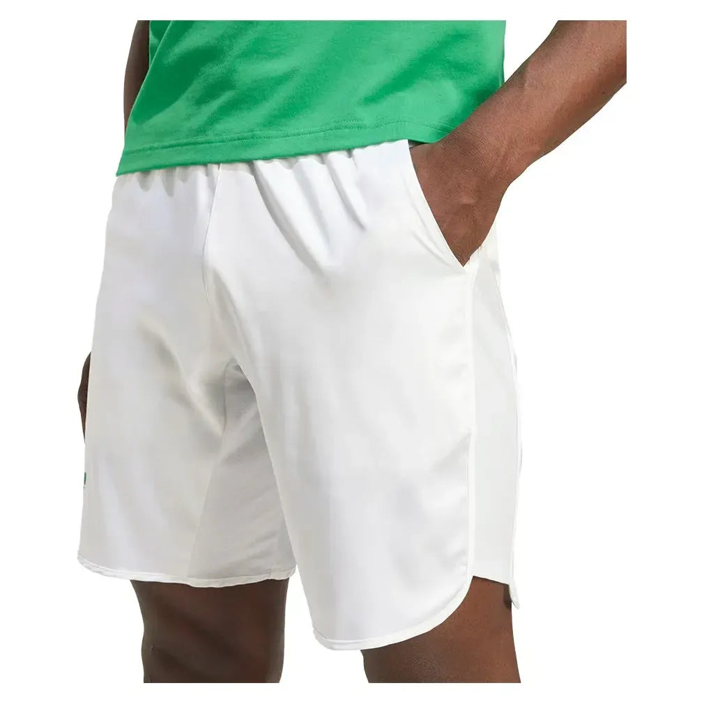Men's Pro Ergo 9 Inch Tennis Shorts White