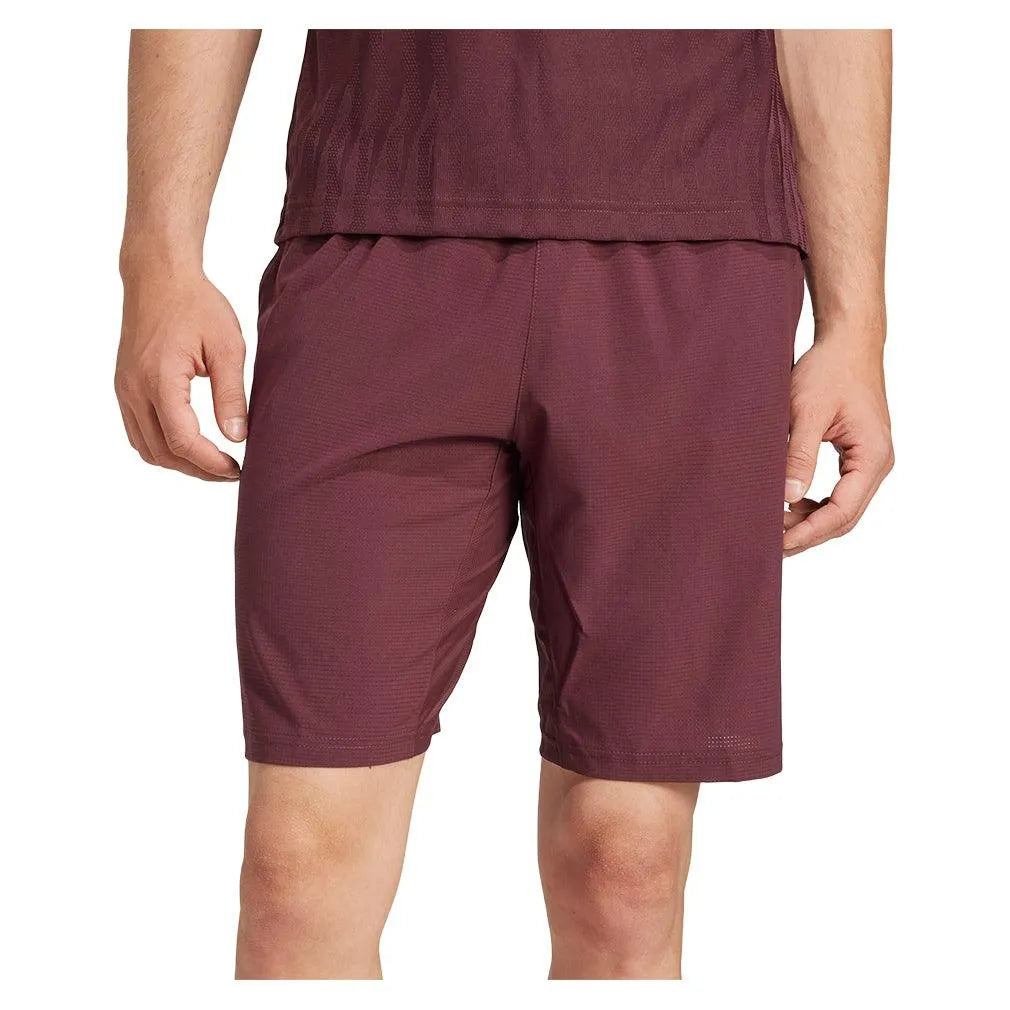 Men's Ergo 9 inch Tennis Short Aurora Ruby