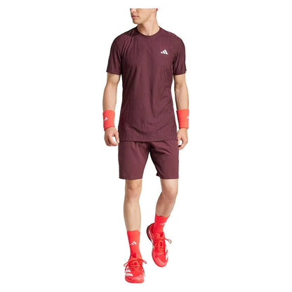 Men's Ergo 7 inch Tennis Short Aurora Ruby