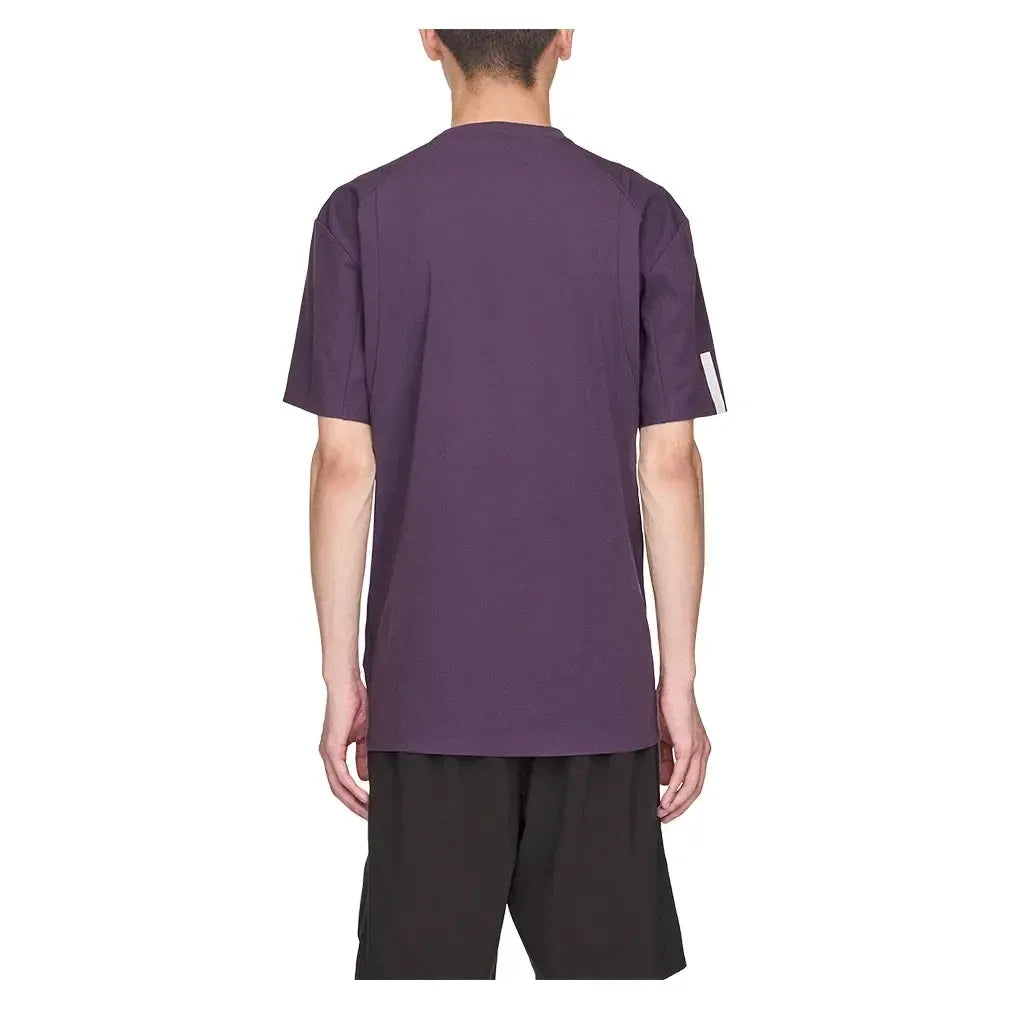 Men's Y-3 Zip Tennis Top Aurora Plum