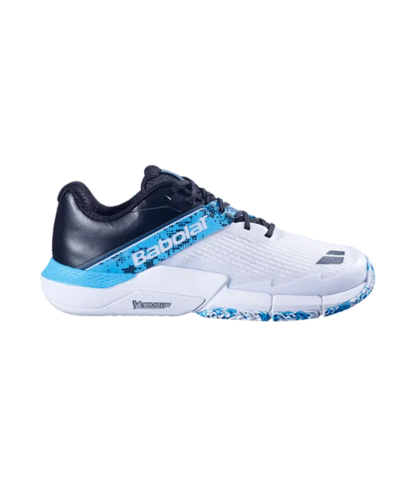 Padel Shoes Babolat Movea 2 White/Cyan Blue 2025