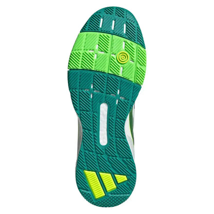 Men's Crazyquick Boost Padel Shoes Footwear White and Lime Burst