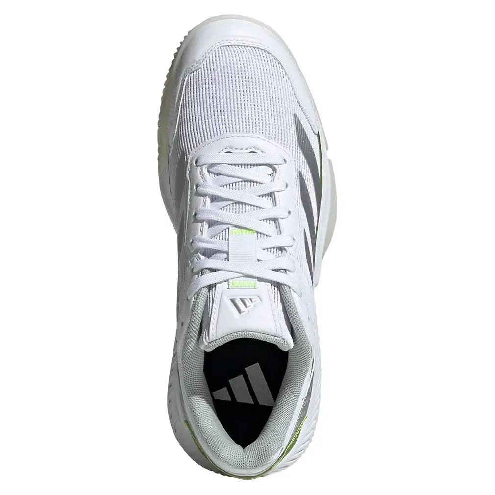Women's Courtquick Padel Shoes Footwear White and Lucid Lemon