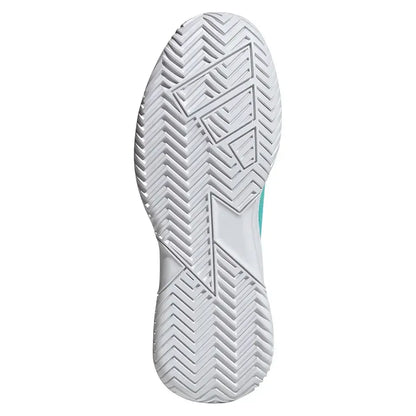 Women's Defiant Speed 2 Tennis Shoes Flash Aqua and Silver Metallic