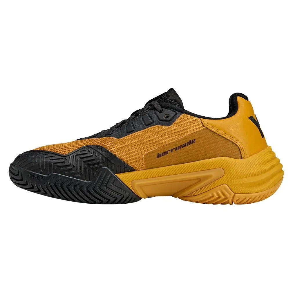 Women's Y-3 Barricade 13 Tennis Shoes Collegiate Gold and Black
