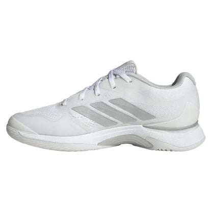 Women's Avacourt 3 Tennis Shoes Core White and Silver Metallic