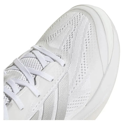 Women's Avacourt 3 Tennis Shoes Core White and Silver Metallic