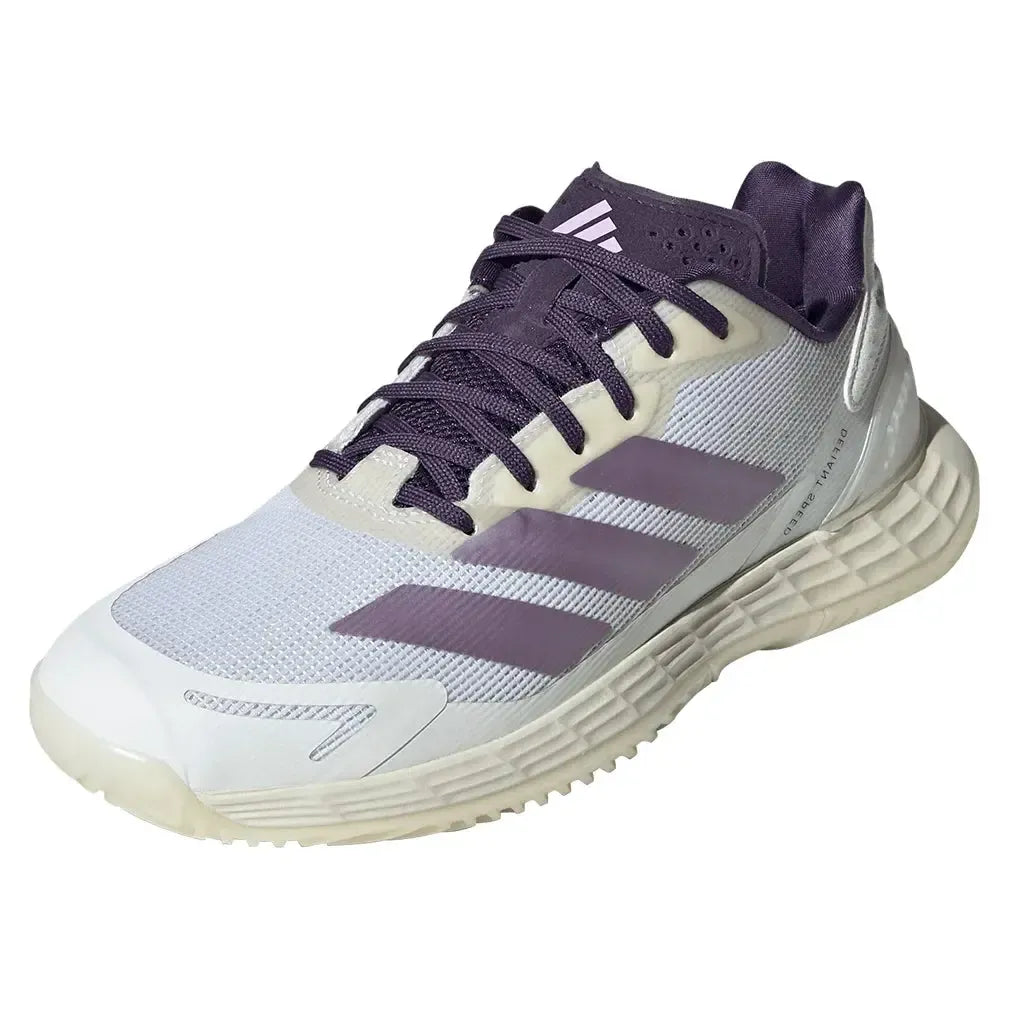 Women's Defiant Speed 2 Tennis Shoes Footwear White and Powder Plum-Footwear-Adidas-JQ6350-F25-y-Tennis Express