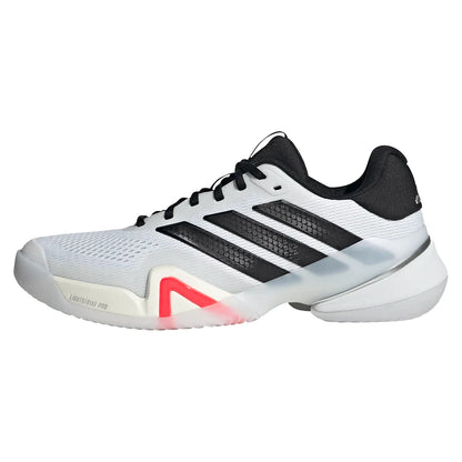 Men's Barricade 14 Wide Tennis Shoes Core White and Black