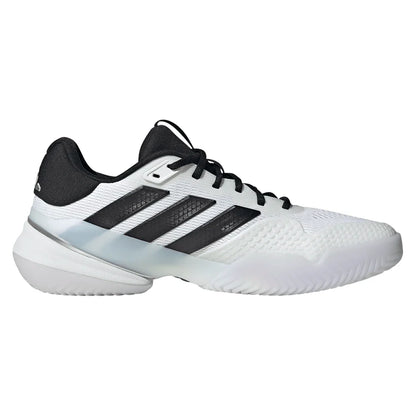 Men's Barricade 14 Wide Tennis Shoes Core White and Black