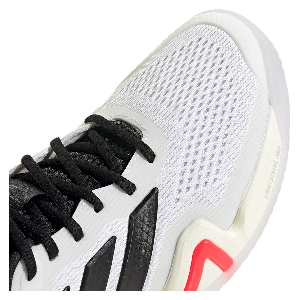 Men's Barricade 14 Wide Tennis Shoes Core White and Black