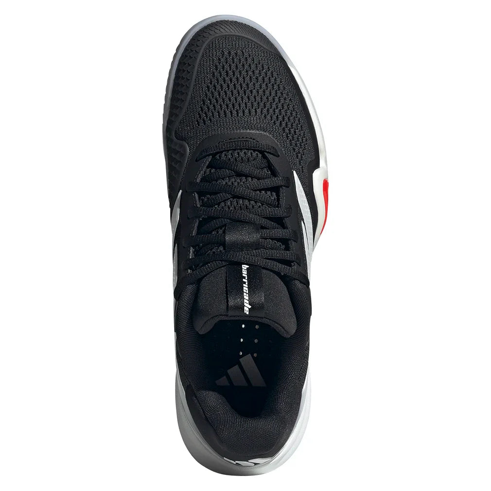 Men's Barricade 14 Tennis Shoes Core Black and Zero Metallic