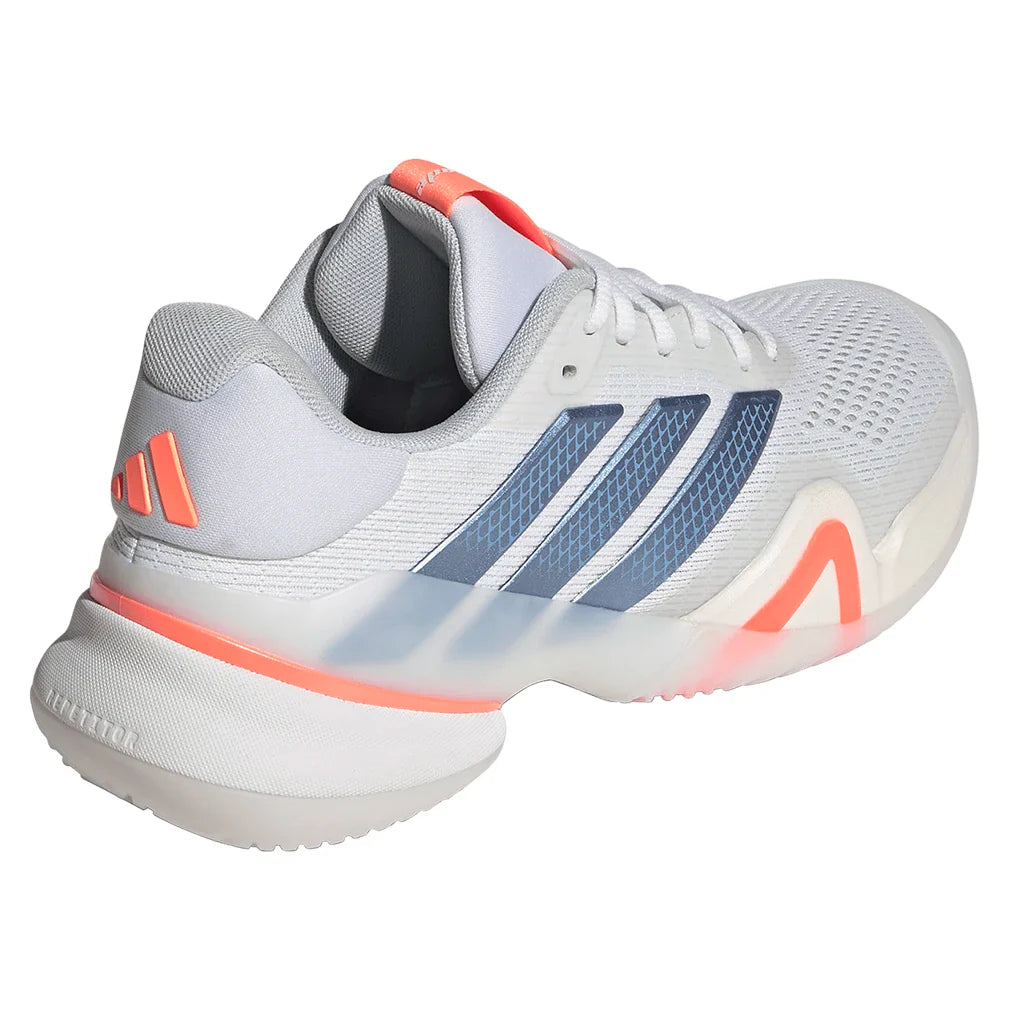 Women's Barricade 14 Tennis Shoes Core White and Halo Blue