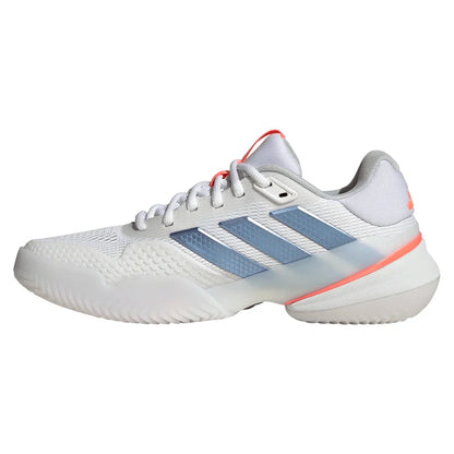 Women's Barricade 14 Tennis Shoes Core White and Halo Blue
