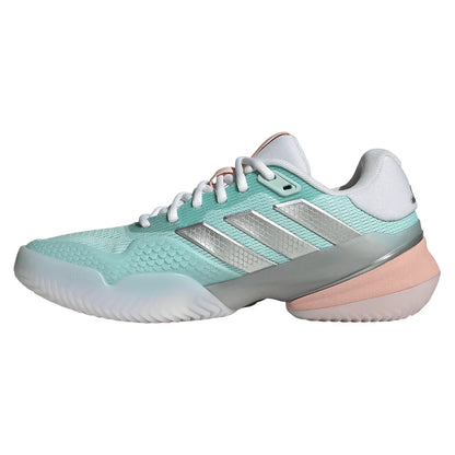 Women's Barricade 14 Tennis Shoes Semi Flash Aqua and Silver Metallic