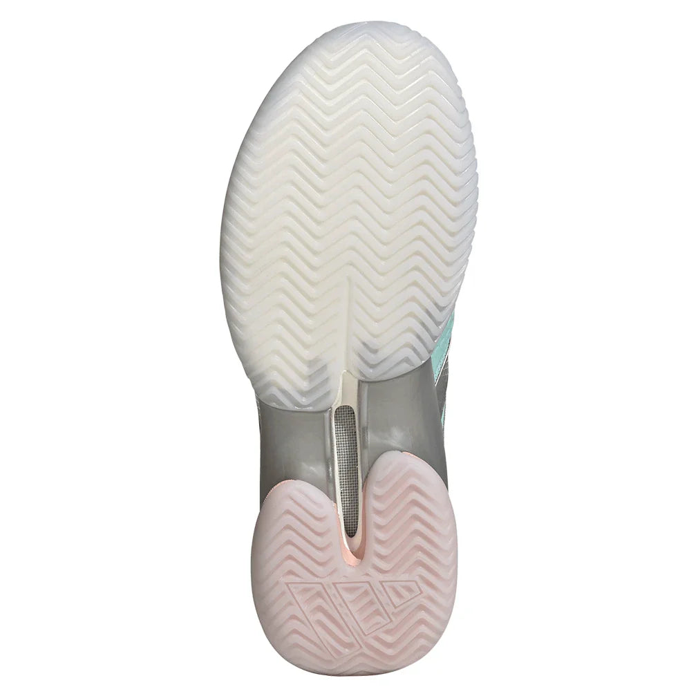 Women's Barricade 14 Tennis Shoes Semi Flash Aqua and Silver Metallic
