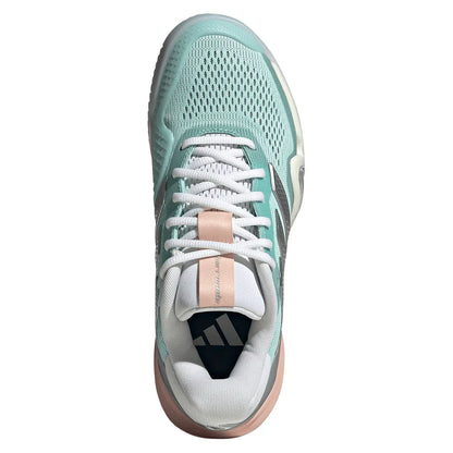 Women's Barricade 14 Tennis Shoes Semi Flash Aqua and Silver Metallic
