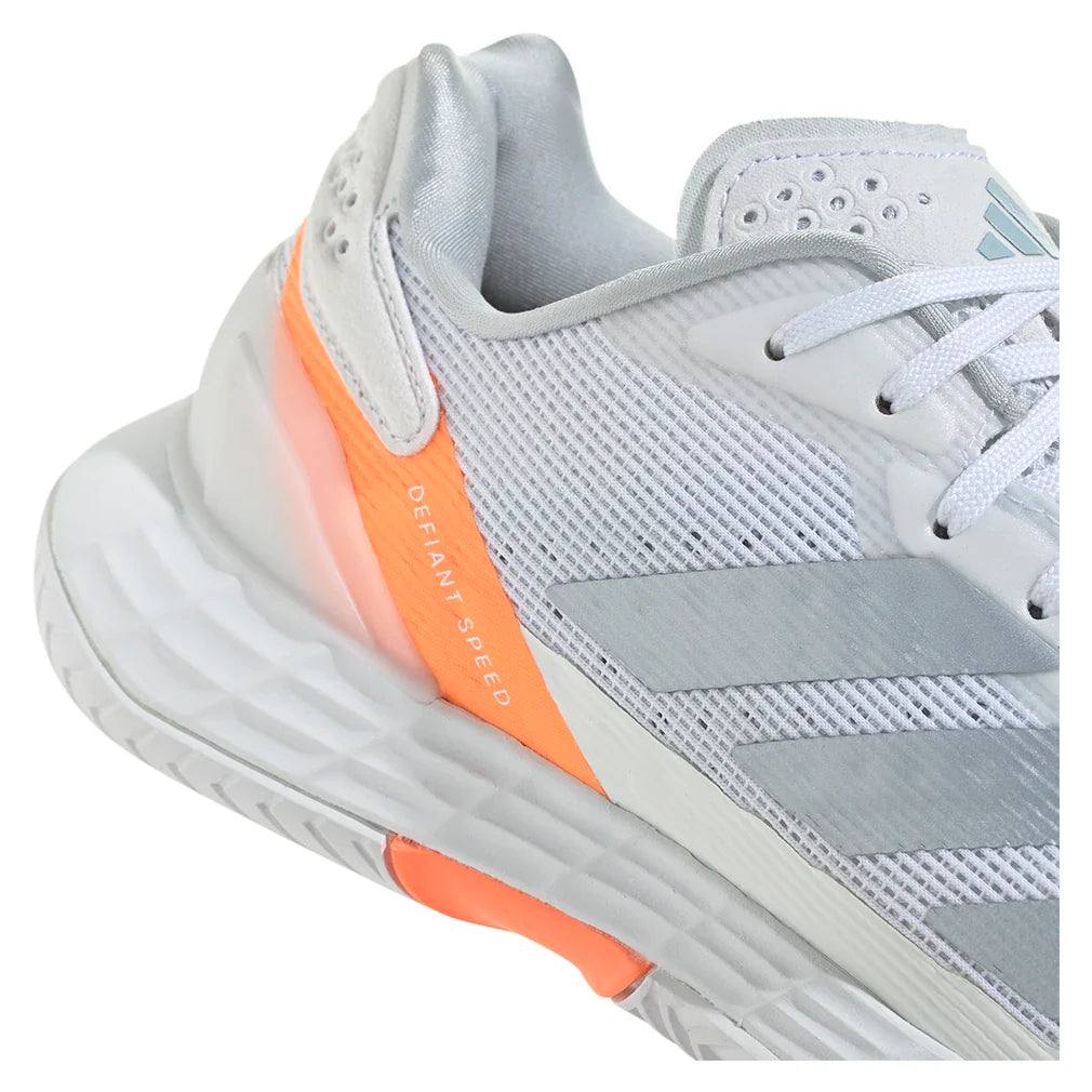 Women's Defiant Speed 2 Tennis Shoes Core White and Halo Blue