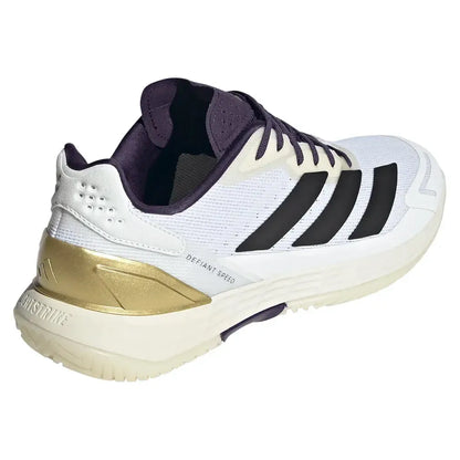 Men's Defiant Speed 2 Tennis Shoes Footwear White and Aurora Plum
