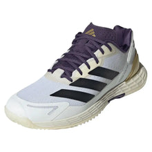 Men's Defiant Speed 2 Tennis Shoes Footwear White and Aurora Plum-Footwear-Adidas-JR2008-F25-y-Tennis Express