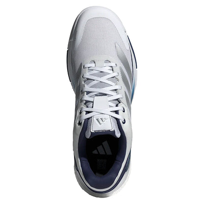 Men's Crazyquick Boost Padel Shoes Core White and Dark Blue