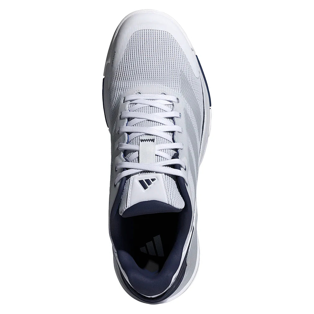 Men's Crazyquick LS Padel Shoes Core White and Dark Blue