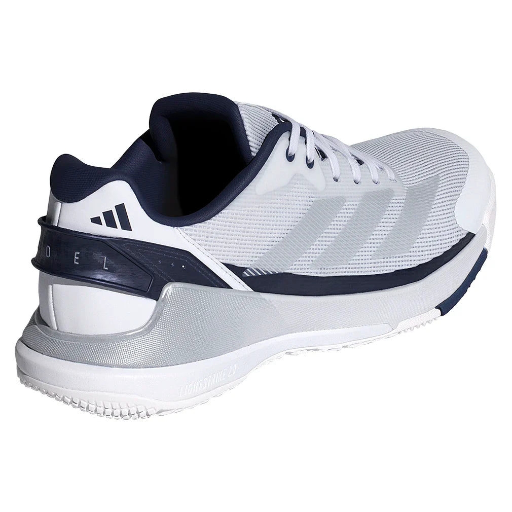 Men's Crazyquick LS Padel Shoes Core White and Dark Blue
