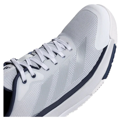 Men's Crazyquick LS Padel Shoes Core White and Dark Blue