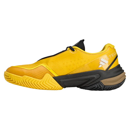 Women's ASMC Barricade Tennis Shoes Bold Gold and Core Black