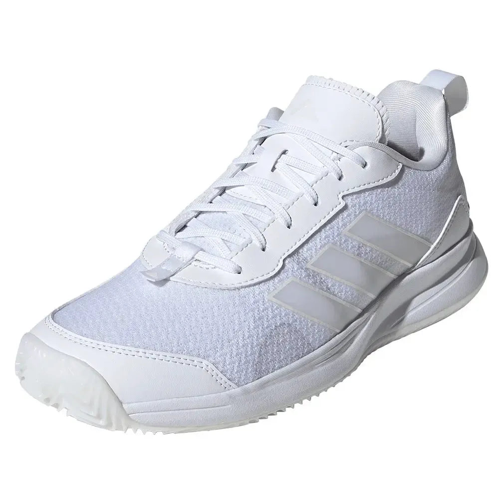 Women's AvaFlash Tennis Shoes White-Footwear-Adidas-JR4512-S26-Tennis Express