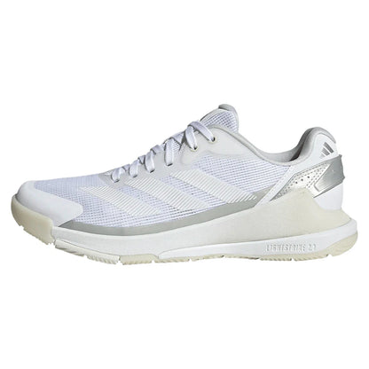 Women's Crazyquick LS Padel Shoes Core White and Zero Metallic