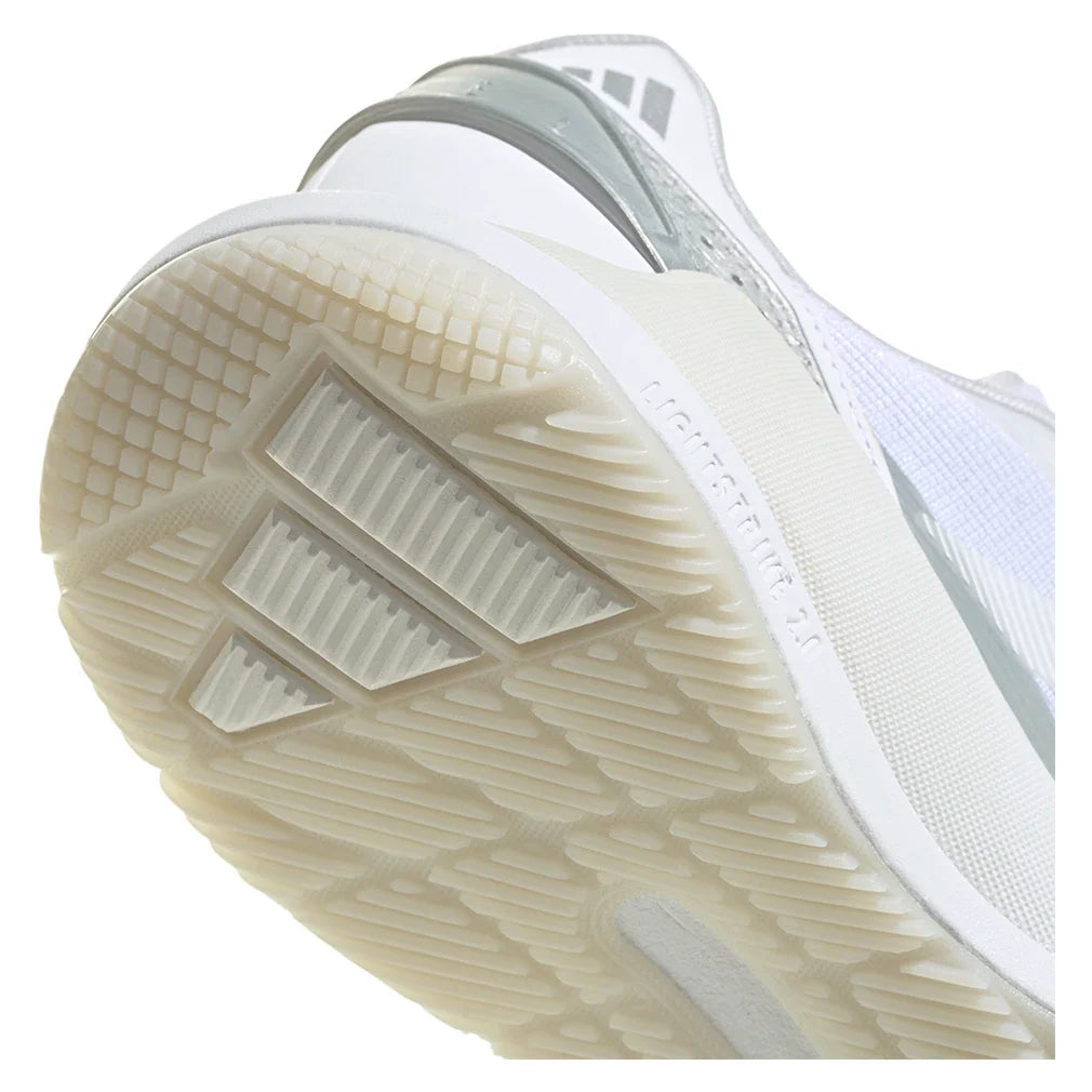 Women's Crazyquick LS Padel Shoes Core White and Zero Metallic