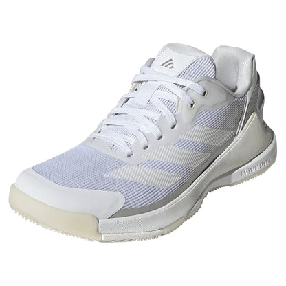 Women's Crazyquick LS Padel Shoes Core White and Zero Metallic-Footwear-Adidas-JR4659-S26-y-Tennis Express