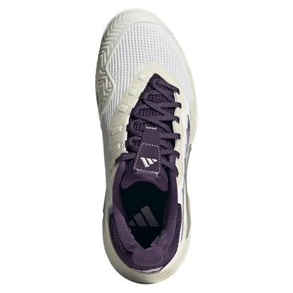 Women's Barricade 13 Tennis Shoes Core White and Powder Plum