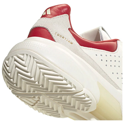 Juniors' CourtJam Control 3 Premium Tennis Shoes Chalk White