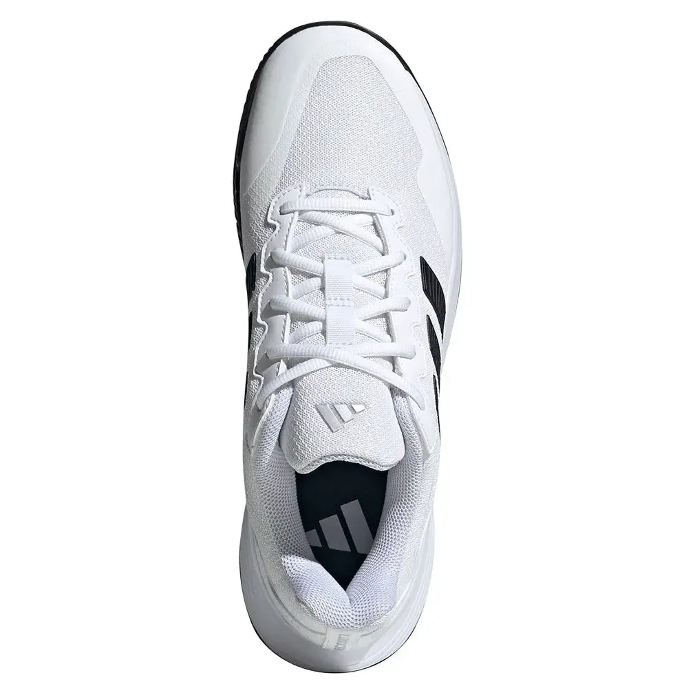 Juniors' GameCourt 2 Tennis Shoes White and Core Black