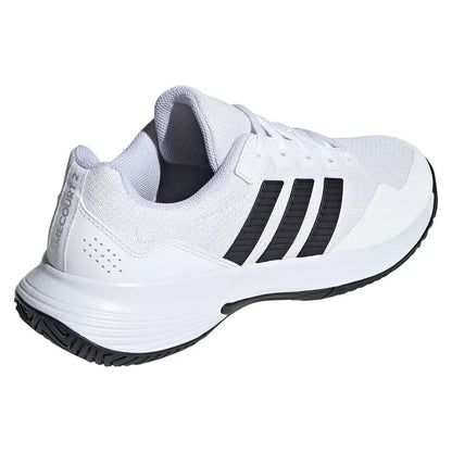 Juniors' GameCourt 2 Tennis Shoes White and Core Black
