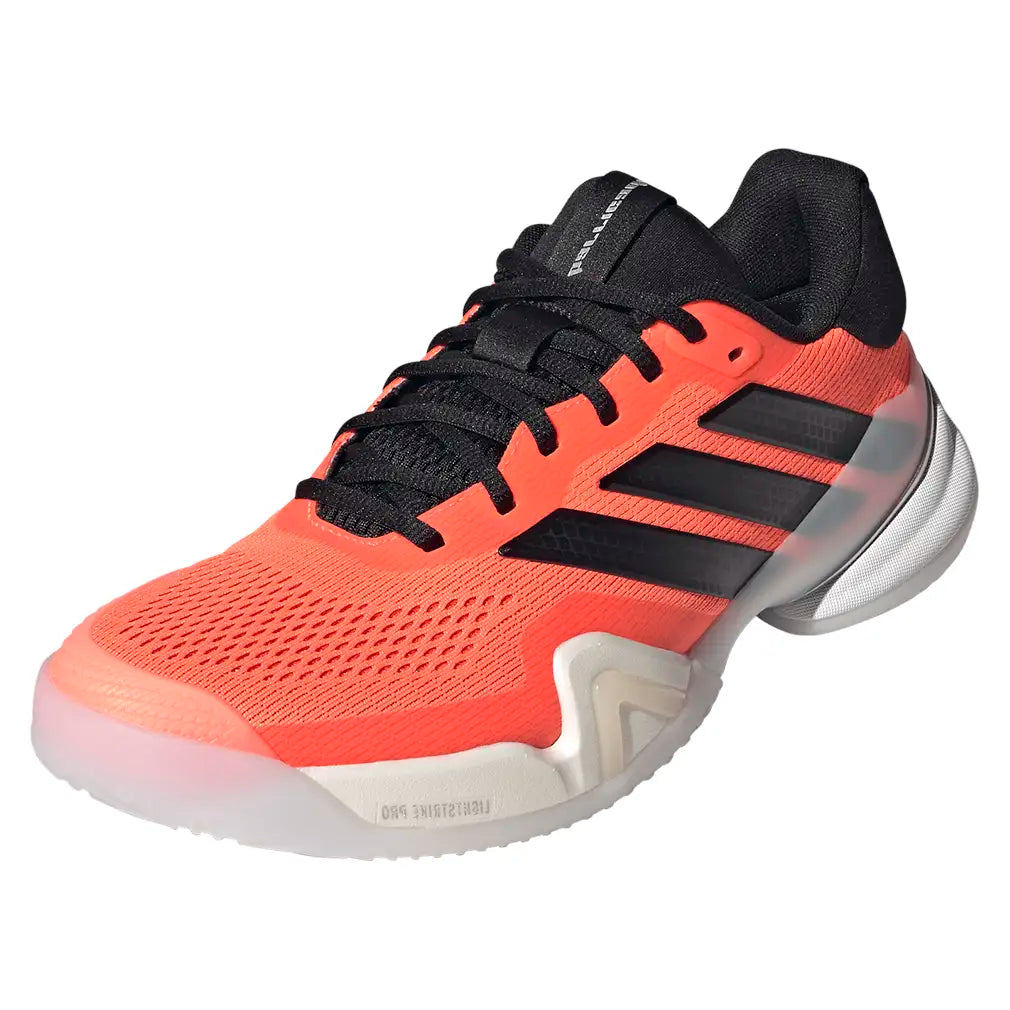 Men's Barricade 14 Tennis Shoes Lucid Orange and Core Black-Footwear-Adidas-Lucid Orange/Core Black-6.5, [current_file_name-Tennis Express