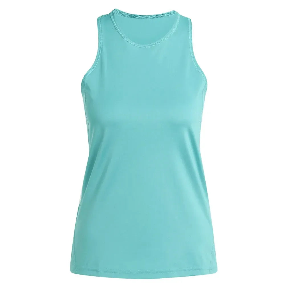 Women's Club Tennis Tank Powder Teal-Apparel-Adidas-JV7811_1-Tennis Express