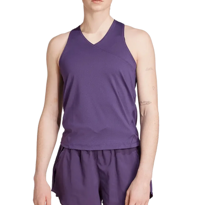 Women's Club V-Neck Tennis Tank Aurora Plum