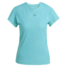 Women's Freelift CLIMACOOL Tennis Top Powder Teal-Apparel-Adidas-JW3000_1-Tennis Express