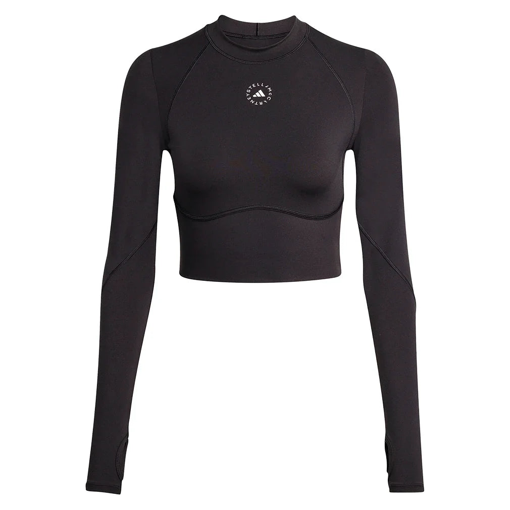 Women's Stella McCartney True Purpose Long Sleeve Training Top Black-Apparel-Adidas-2XS-, [current_file_name-Tennis Express