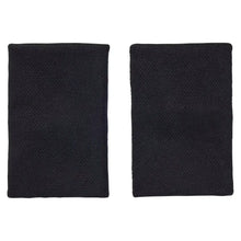 Y-3 Tennis Wristbands L Black and Orbit Grey