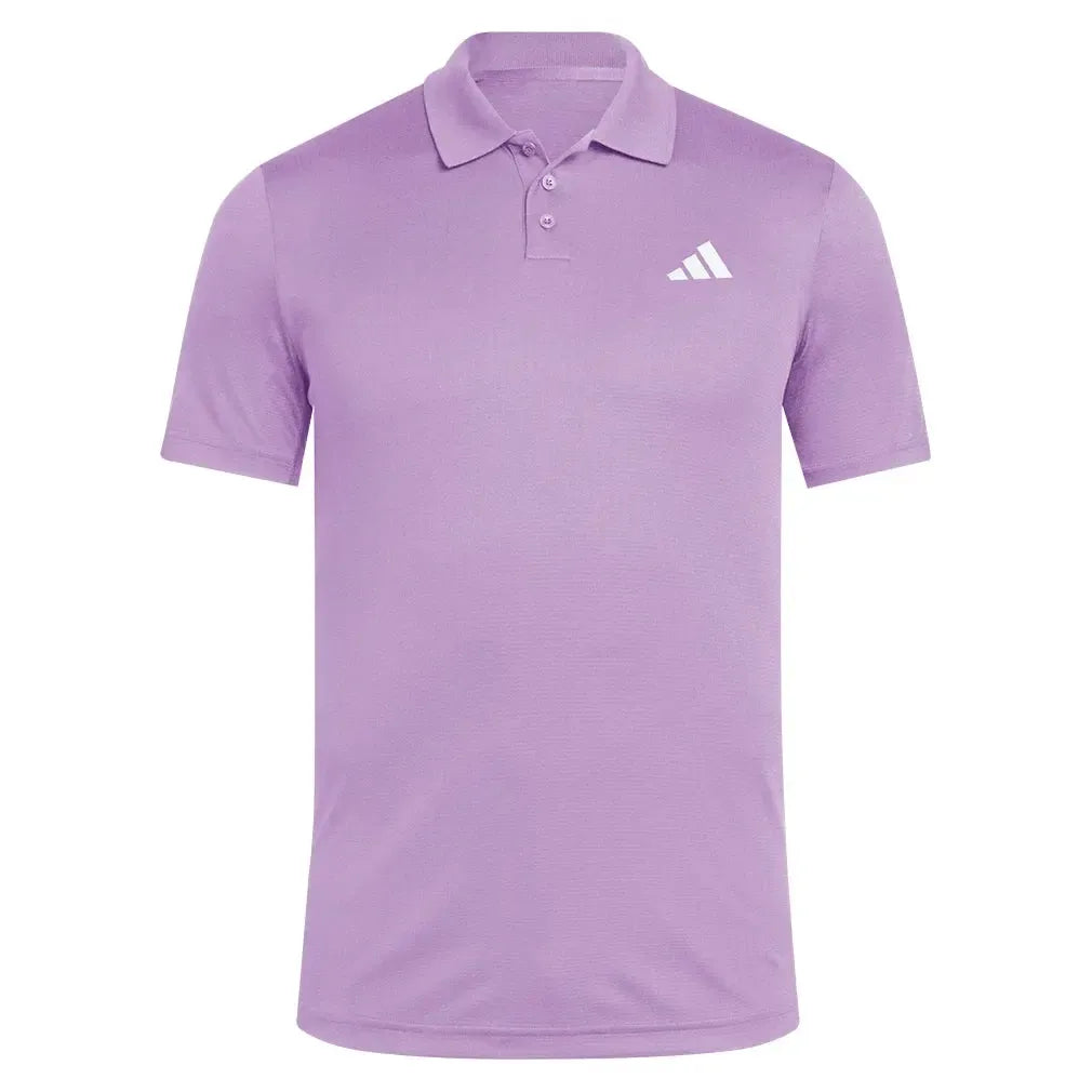 Men's FreeLift Tennis Polo Powder Plum-Apparel-Adidas-JW9847_1-Tennis Express