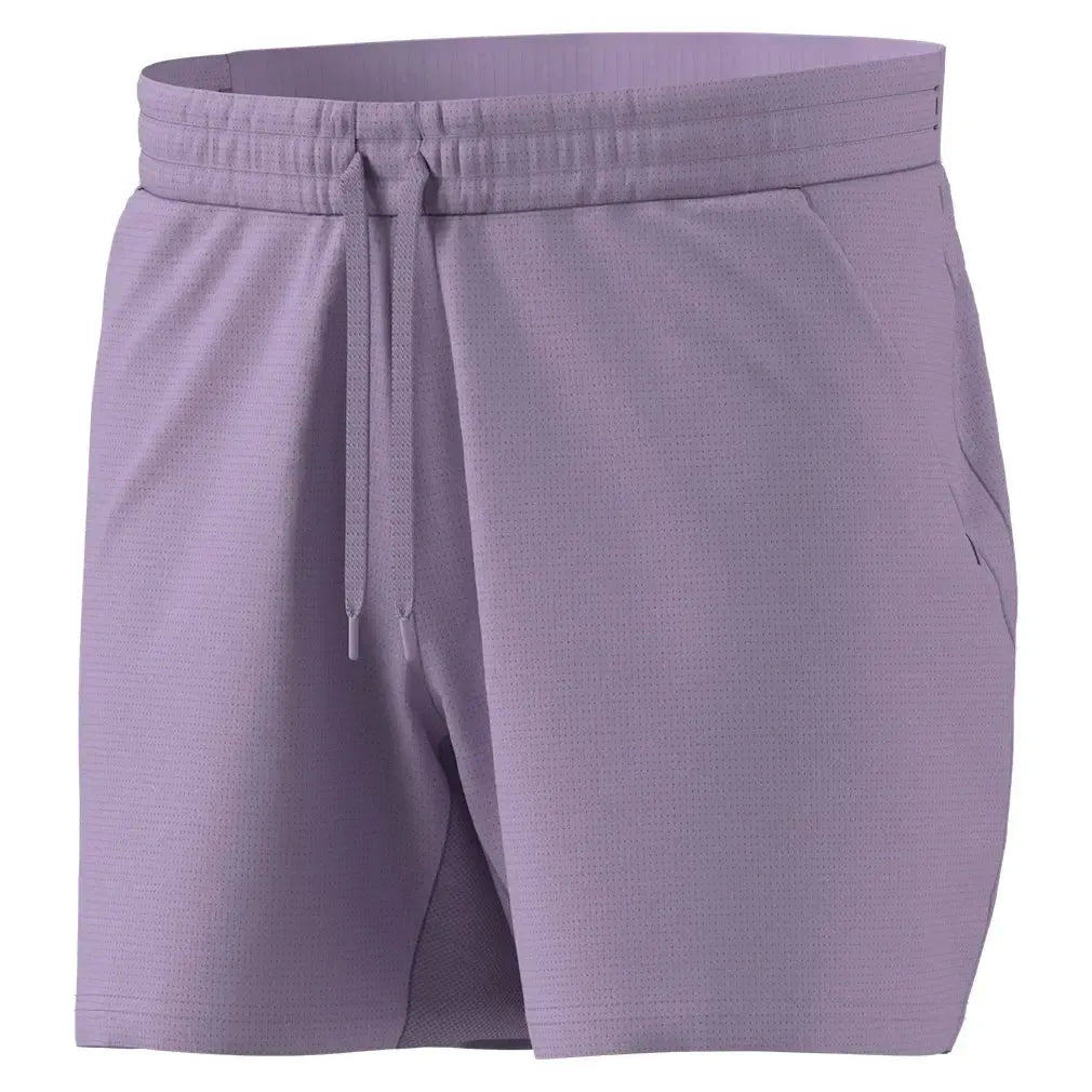 Men's Ergo 5 Inch Tennis Shorts Powder Plum-Apparel-Adidas-JW9856_1-Tennis Express